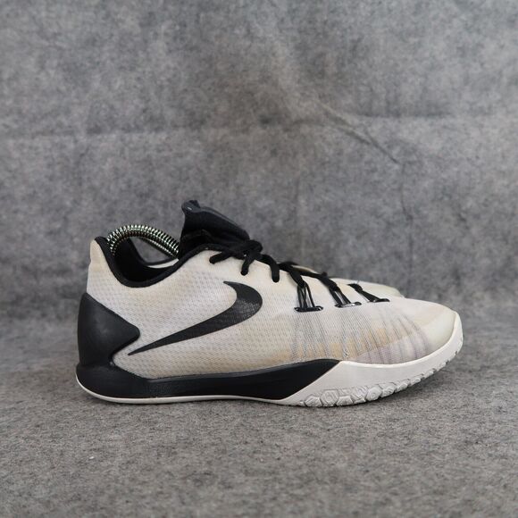 Nike Shoes Mens 5 Athletic Trainers Hyperchase TB Sneaker Basketball White Black - Picture 2 of 13